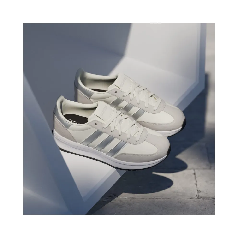adidas Run 70s 2.0 White Silver Metallic Off White (JR8667)