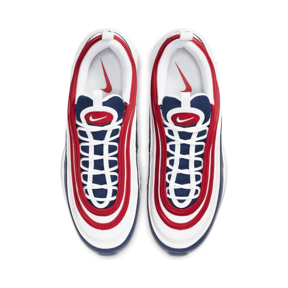 Nike Air Max 97 USA (2020) White/Obsidian-University Red (CW5584-100)