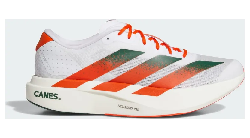 Adidas Adizero EVO SL “NCAA – Miami Hurricanes” (JQ2148)