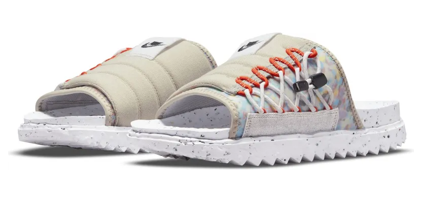 Nike Asuna Crater Slipper voor heren Bruin (DJ4629-200)