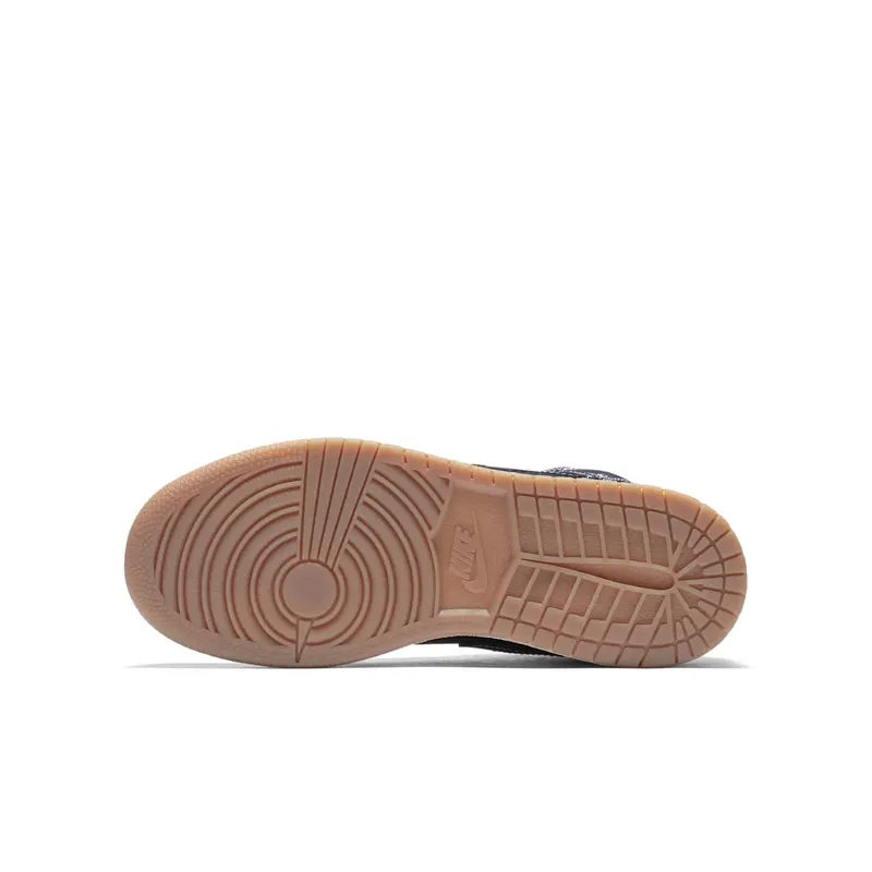 Jordan 1 Retro Mid Derek Jeter RE2PECT (GS) Obsidian/White-Gum Light Brown (554725-402)