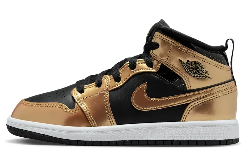 Jordan 1 Mid SE PS “Metallic Gold” (DR6968-071)