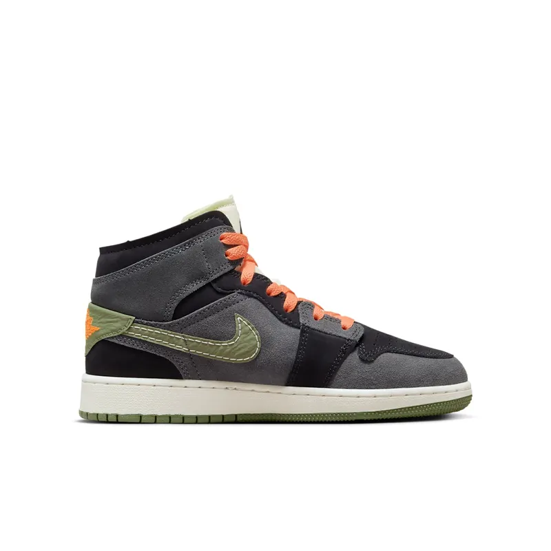 Air Jordan 1 Mid SE GS “Craft Anthracite Light Olive” (FD5847-003)
