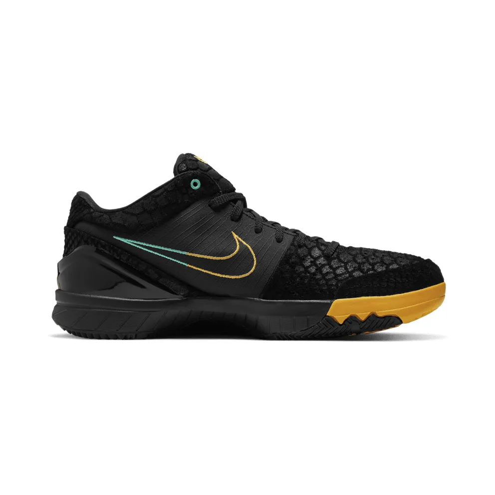 Nike Kobe 4 Protro FTB Snake Black/Aurora Green-University Gold (AV6339-002)
