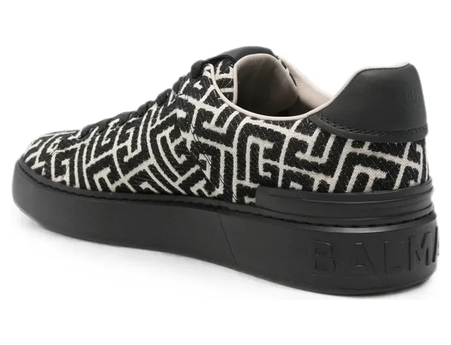 Balmain Monogram Logo-embossed “Black/Neutrals” (HM1VI288 TJCM EDK) (4)