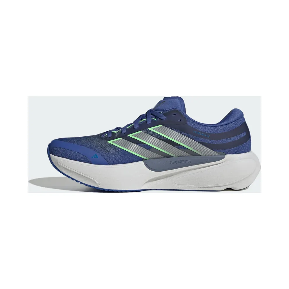 Adidas SUPERNOVA SOLUTION 3 Running Shoes Dual Indigo / Tech Grey Metallic / Lime Burst (KK1915)
