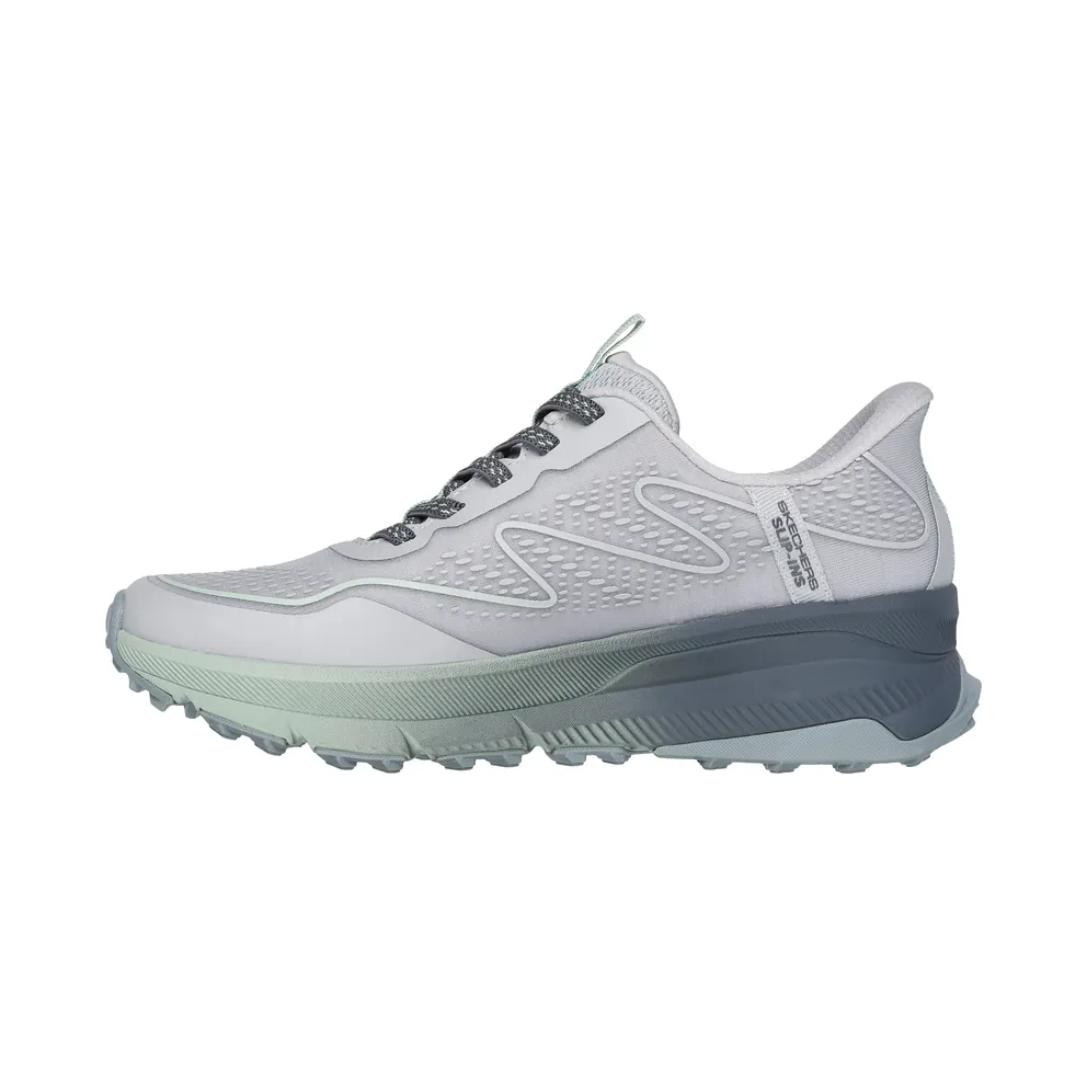 Skechers Slip-ins: Switch Back – Mist – Grey / Groente (180157 GYGR)
