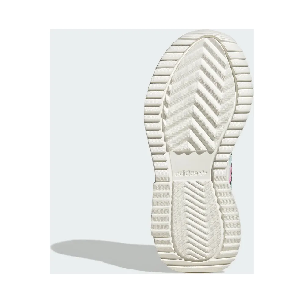 Adidas Retropy F2 Shoes Kids Core White / Halo Mint / Sandy Pink (JR7990)