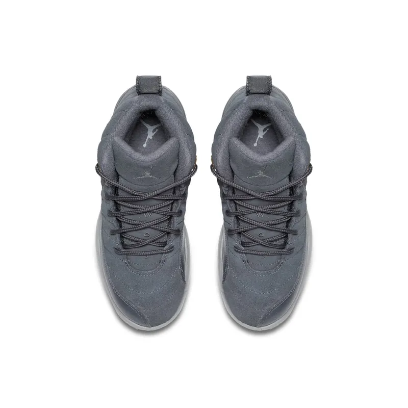 Jordan 12 Retro Dark Grey (PS) Dark Grey/Dark Grey-Wolf Grey (151186-005)