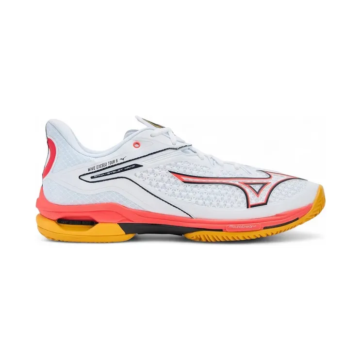 Mizuno Wave Exceed Tour 6 CC White Baritone Blue Fiery Coral (61GC247460)