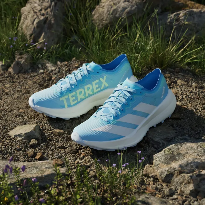 Adidas Terrex Agravic Speed 2 Trailrunningschoenen Blue Burst / Dash Grey / Lime Burst (JR9114)