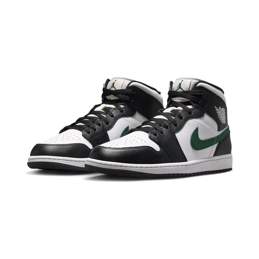 Nike Air Jordan 1 Mid “Black / Gorge Green / Summit White” (DQ8426-004)