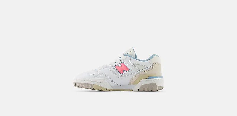 New Balance 550 White Ultra Pink (GSB550EP)