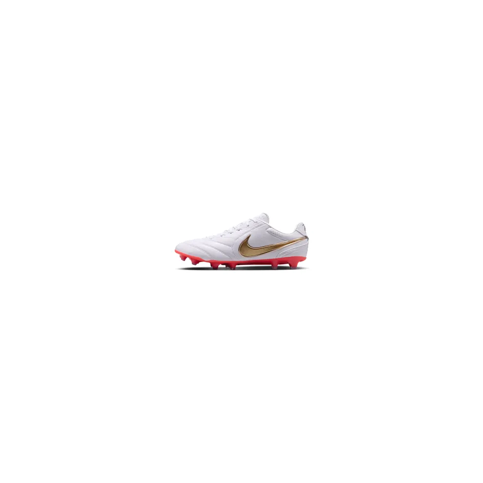 Nike Tiempo Ligera Pro Artificial-Grass Low-Top “White / Bright Crimson / Blur” (HQ3158-102)