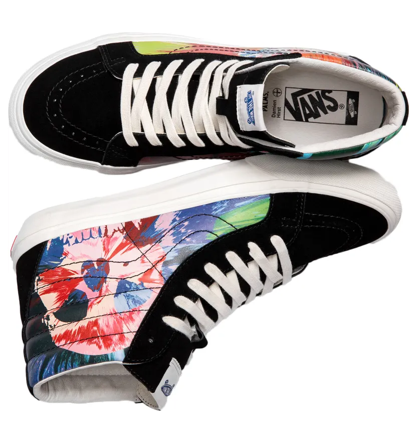 Vans Sk8-Hi Reissue VLT LX Damien Hirst Splatter Skull