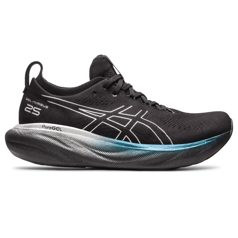 Asics GEL-NIMBUS 25 PLATINUM Black/Pure Silver (1011B616.001)