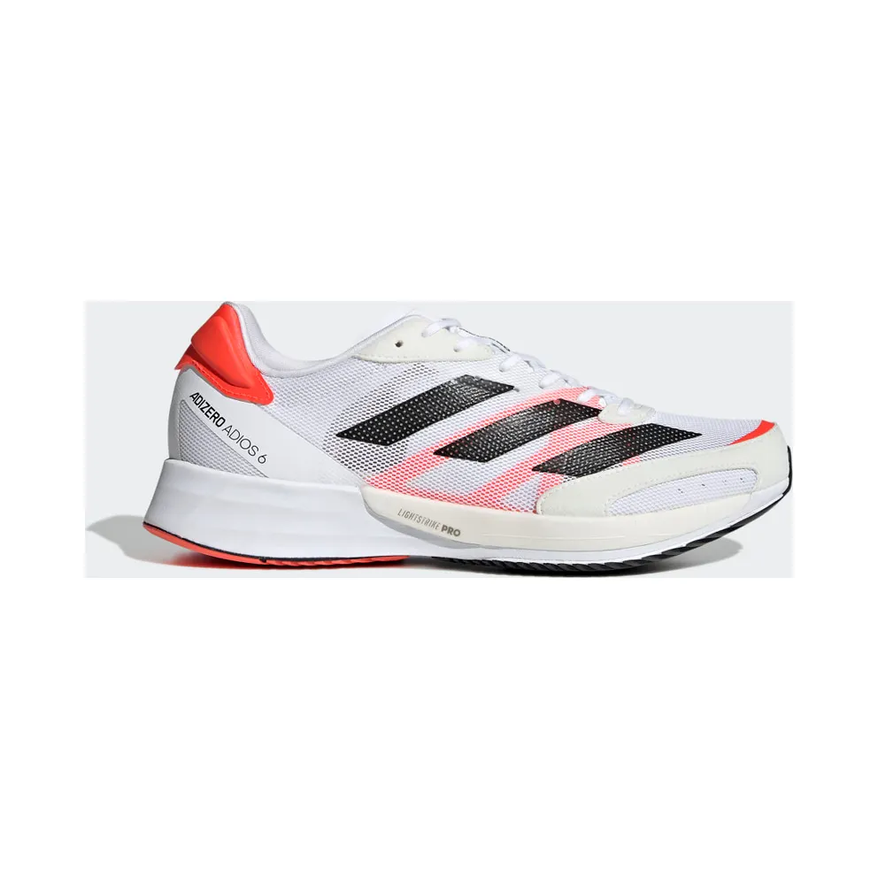 adidas Adizero Adios 6 Cloud White / Core Black / Solar Red (FY4073)