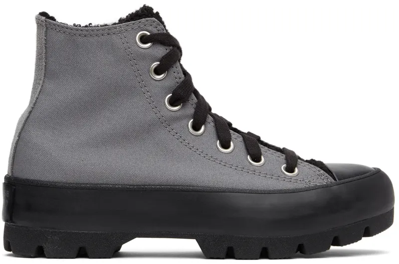 Converse Grey Chuck Taylor All Star Lugged HI (573066C)