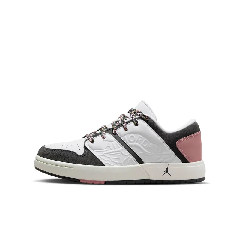 Jordan Nu Retro 1 Low White Red Stardust Saturn Gold Anthracite (FJ5734-101)