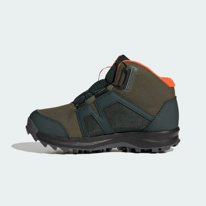 Adidas Terrex BOA Mid RAIN.RDY Hiking Shadow Green / Pulse Olive / Impact Orange (IF7509)