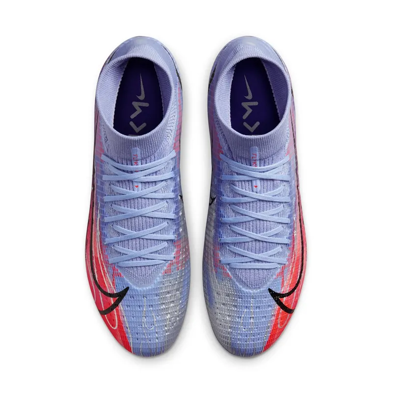 Nike Mercurial Superfly 8 FG Kylian Mbappe Flames (Purple Sole) (DJ3977-506)
