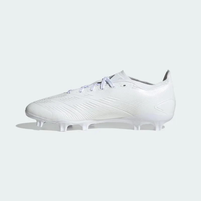 adidas Predator 24 League Low FG Cloud White Silver Metallic Grey (IE2372)
