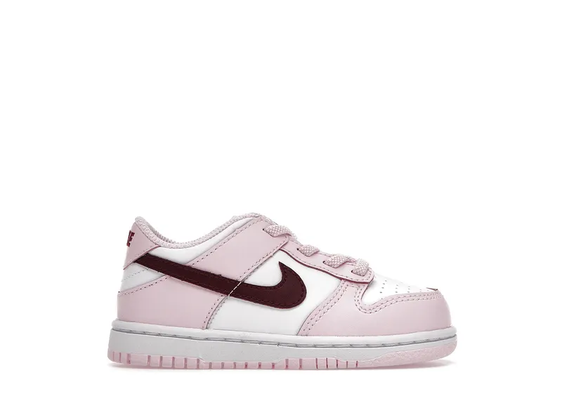 Nike Dunk Low Pink Red White (TD) (CW1589-601)