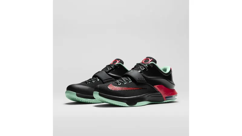 Nike  KD 7 Good Apples Black/Action Red – Medium Mint (653996-063)