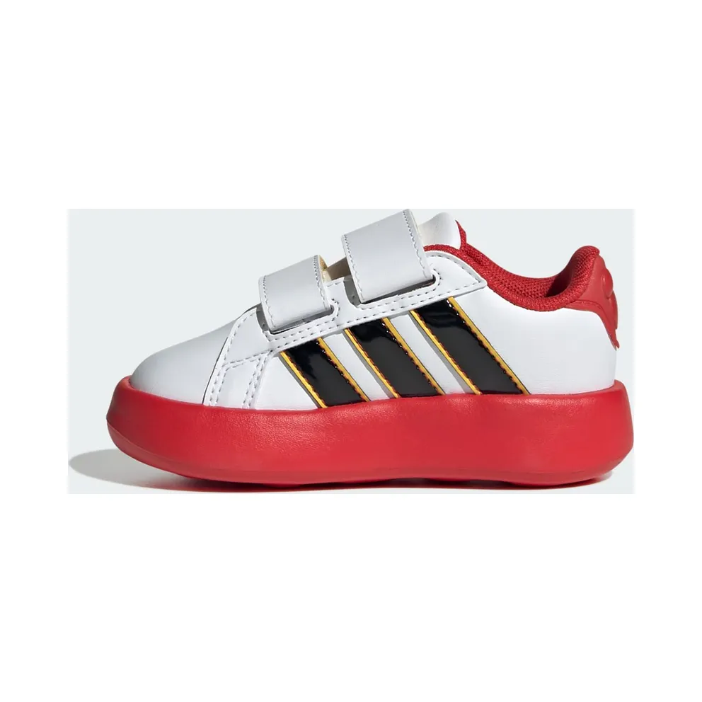 adidas Grand Court Disney Mickey Mouse Cloud White Core Black Bold Gold (JQ8070)