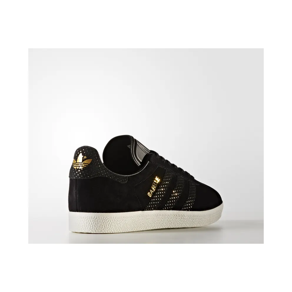 adidas Gazelle Core Black Gold Metallic (W) Core Black/Core Black/Gold Metallic (BY9364)
