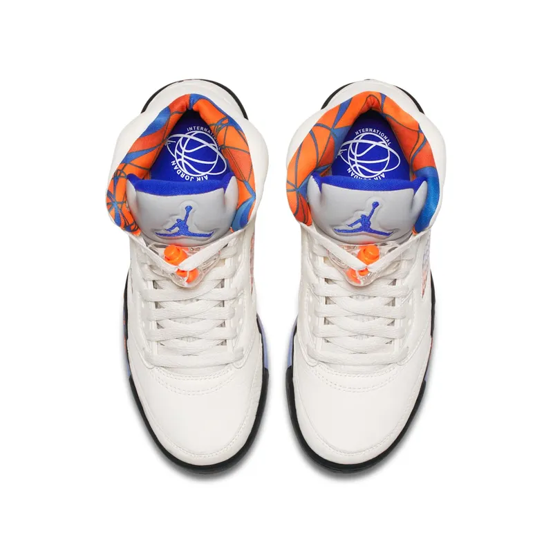Jordan 5 Retro International Flight (GS) Sail/Racer Blue-Cone-Black (440888-148)