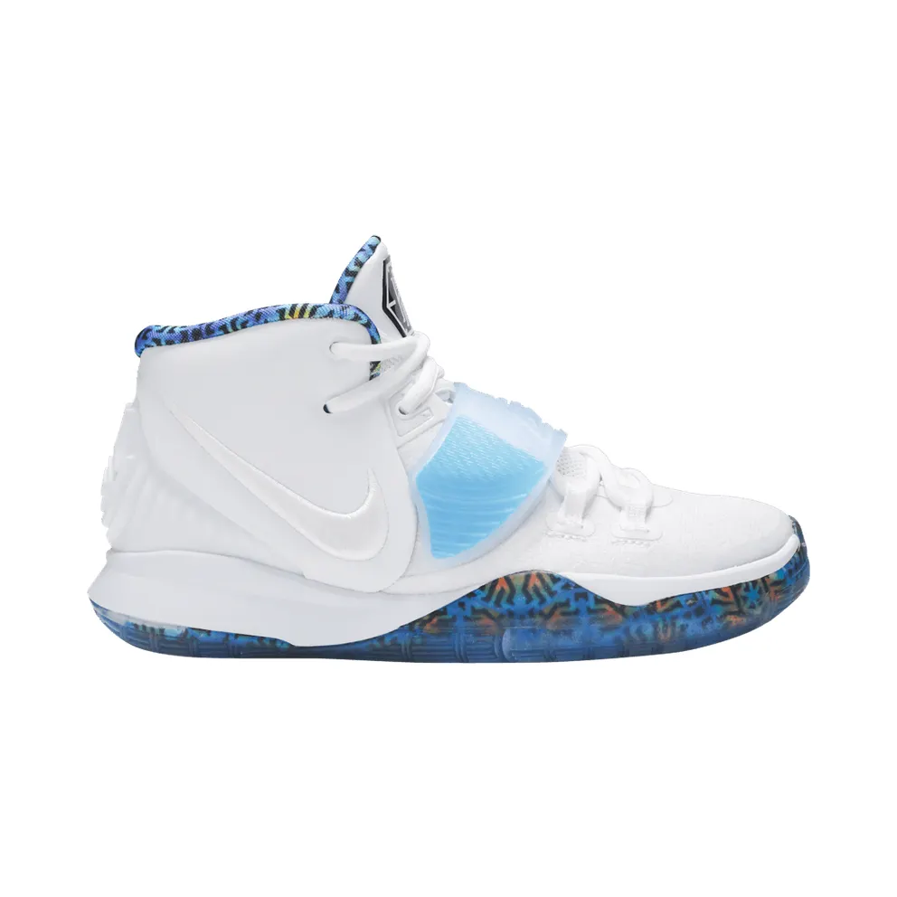 Nike Kyrie 6 White Sapphire Crimson (GS)
