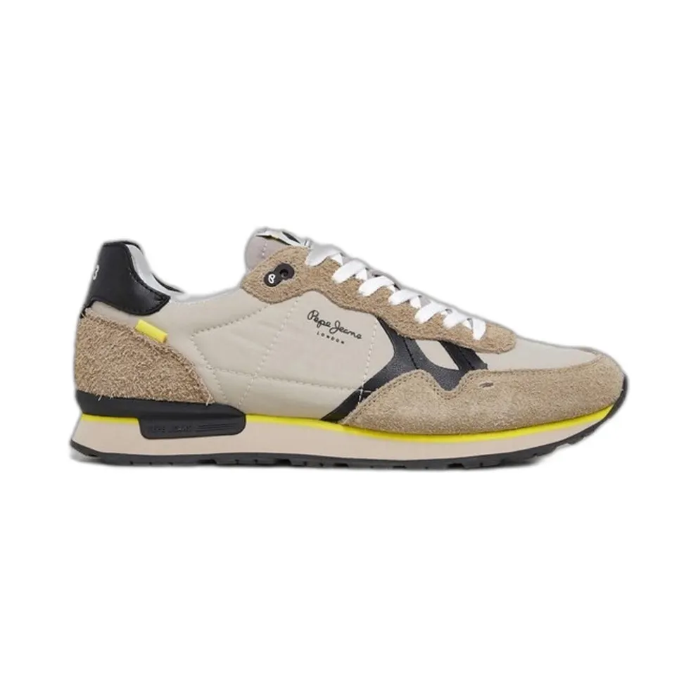 Pepe Jeans PèPè sneaker donker steengrijs beige (PMS40033-860)