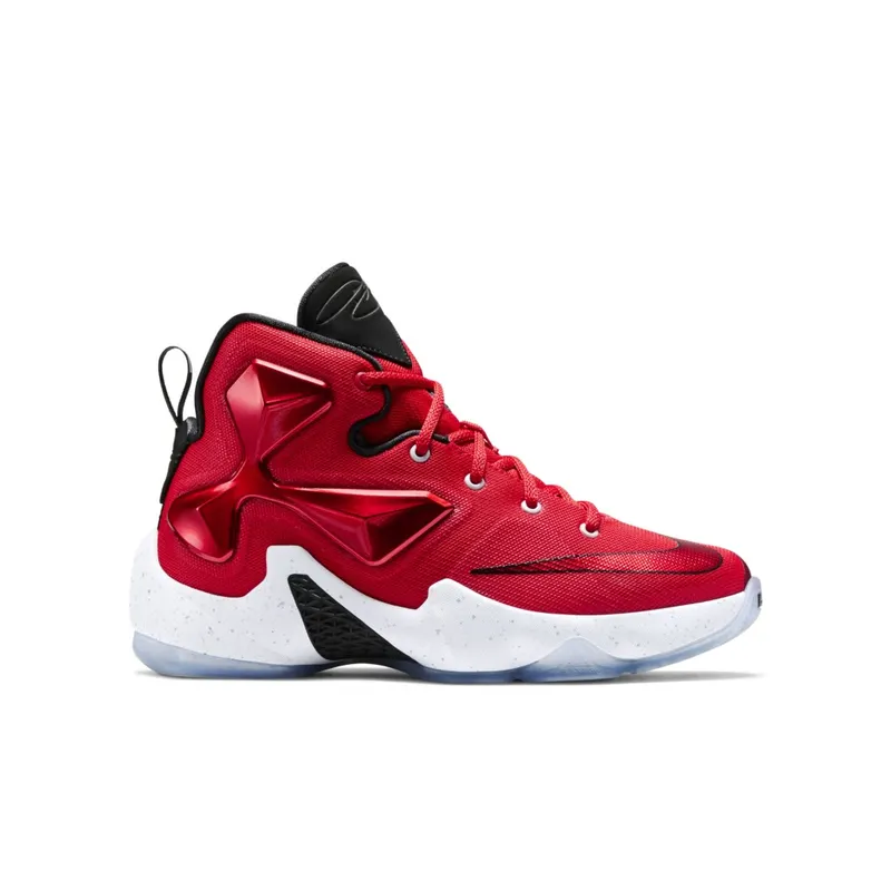 Nike LeBron 13 Away (GS) University Red/White-Black-Laser Orange (808709-610)