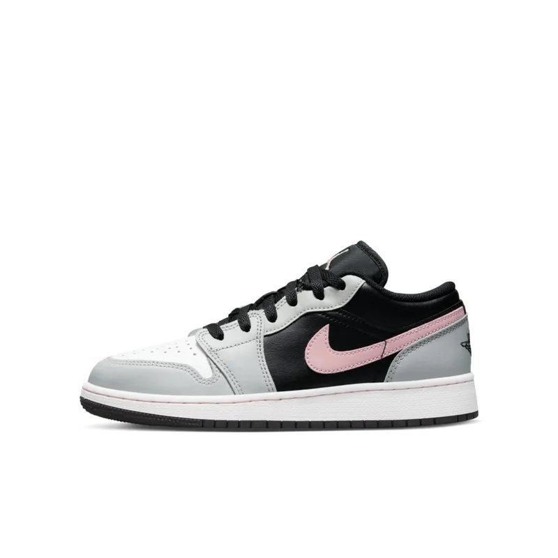 Jordan 1 Low Black Grey Pink (GS) (553560-062)