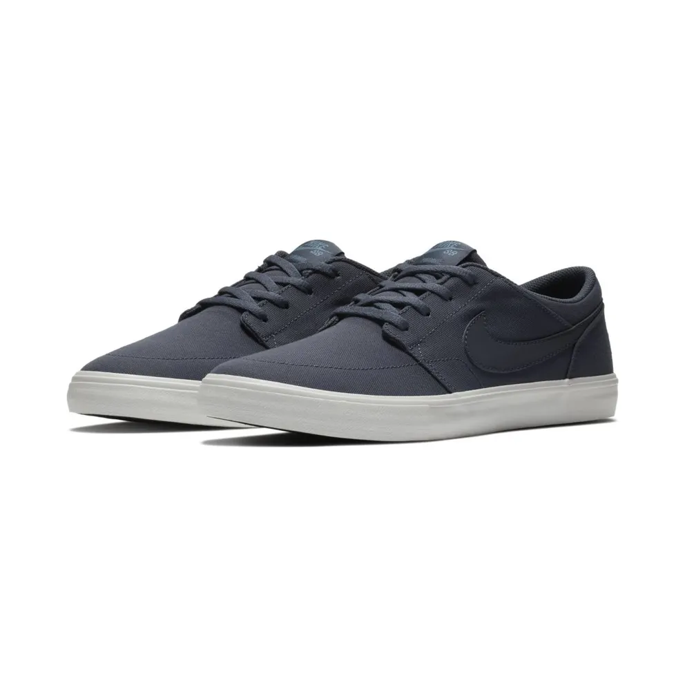 Nike Sb Portmore II Solar Cnvs Thunder Blue Thunder Blue Thunder Blue/Thunder Blue (880268-444)