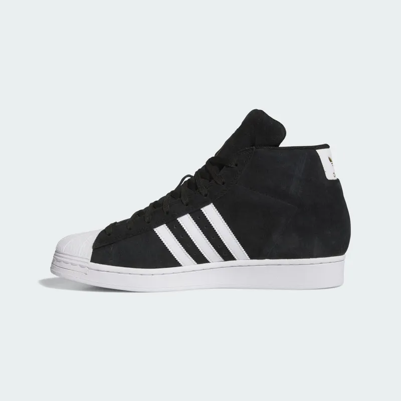 Adidas Pro Model Mid Sports Shoes Core Black / Cloud White / Gold Metallic (JH8146)