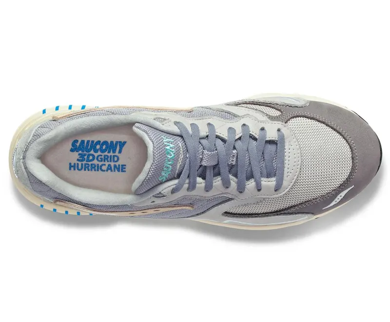 Saucony 3D Grid Hurricane Gray Cream (S70670-6)