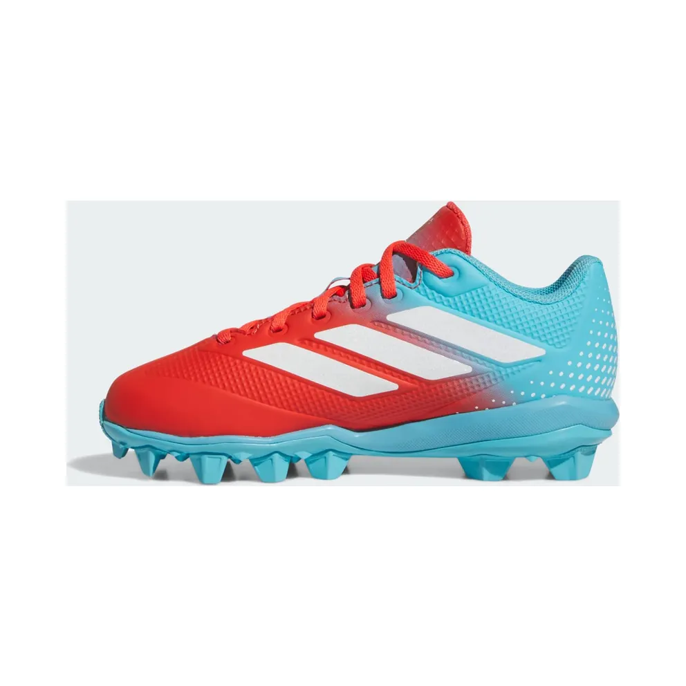 Adidas Adizero Impact 2.0 Candy Molded Cleats Kids Bright Cyan / Cloud White / Bright Red (JR3817)