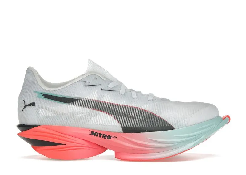 Puma Fast-R Nitro Elite 3 White Glowing Red Mint (312061-01)