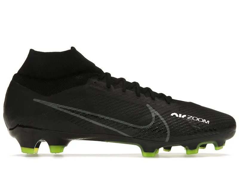Nike Zoom Mercurial Superfly 9 Pro FG Black Dark Smoke Grey (DJ5598-001)