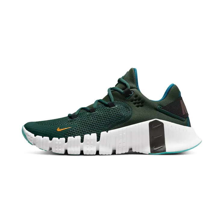 Nike Free Metcon 4 Trainingsschoenen “Pro Green / Black / White / Kumquat” (CT3886-393)