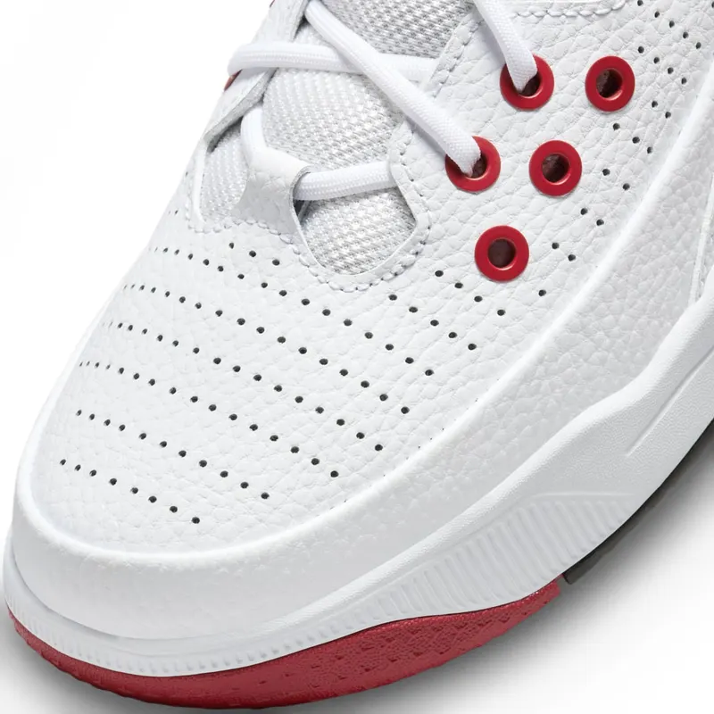 Jordan Max Aura 5 White Varsity Red Wolf Grey Black (DZ4352-101)