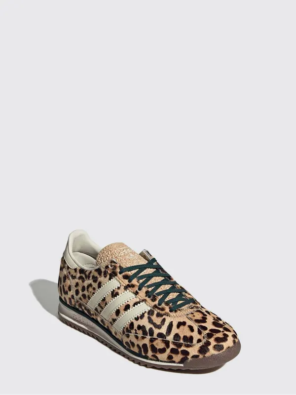 Adidas Originals SL 72 OG Animal Print Pony Hair Sneakers Brown (NKI4205)
