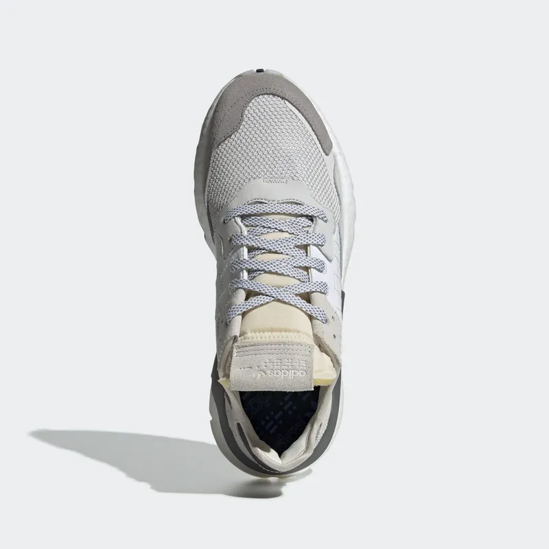 adidas Nite Jogger White Grey Footwear White/Crystal White/Core Black (CG5950)