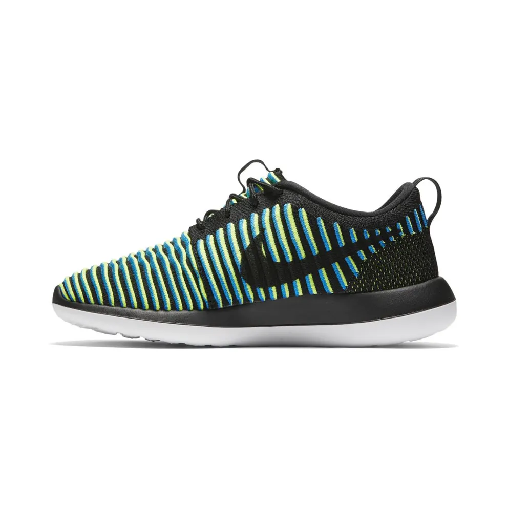 Nike Roshe Two Flyknit Photo Blue (W) Black/Photo Blue-Volt-Black (844929-003)