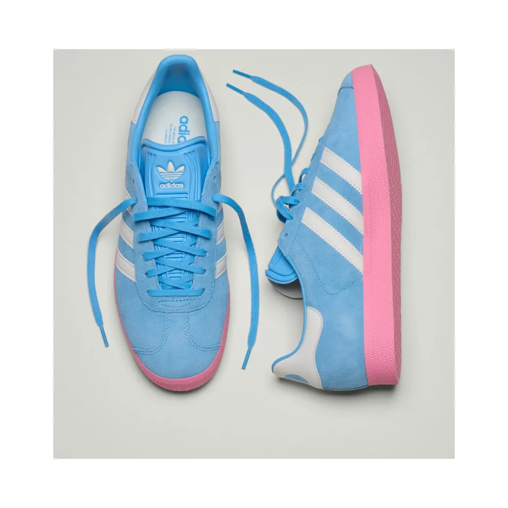 Adidas Gazelle Inter Miami CF Semi Blue Burst / White Tint / Bliss Pink (JR4178)