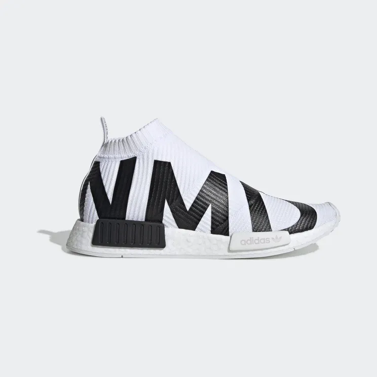 Adidas NMD_CS1 Primeknit ‘NMD Print – White’ Cloud White/Cloud White/Core Black (EG7538)