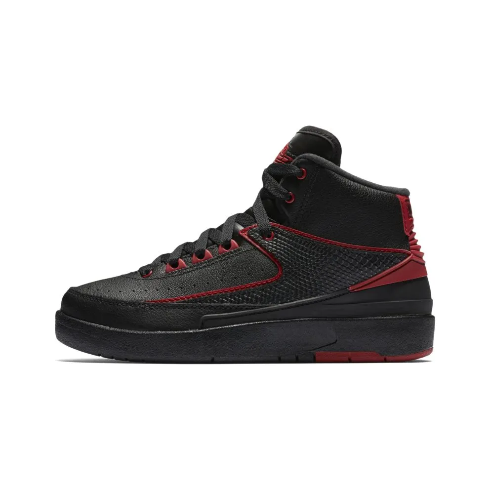 Jordan 2 Retro Alternate 87 (GS) Black/Varsity Red (834276-001)