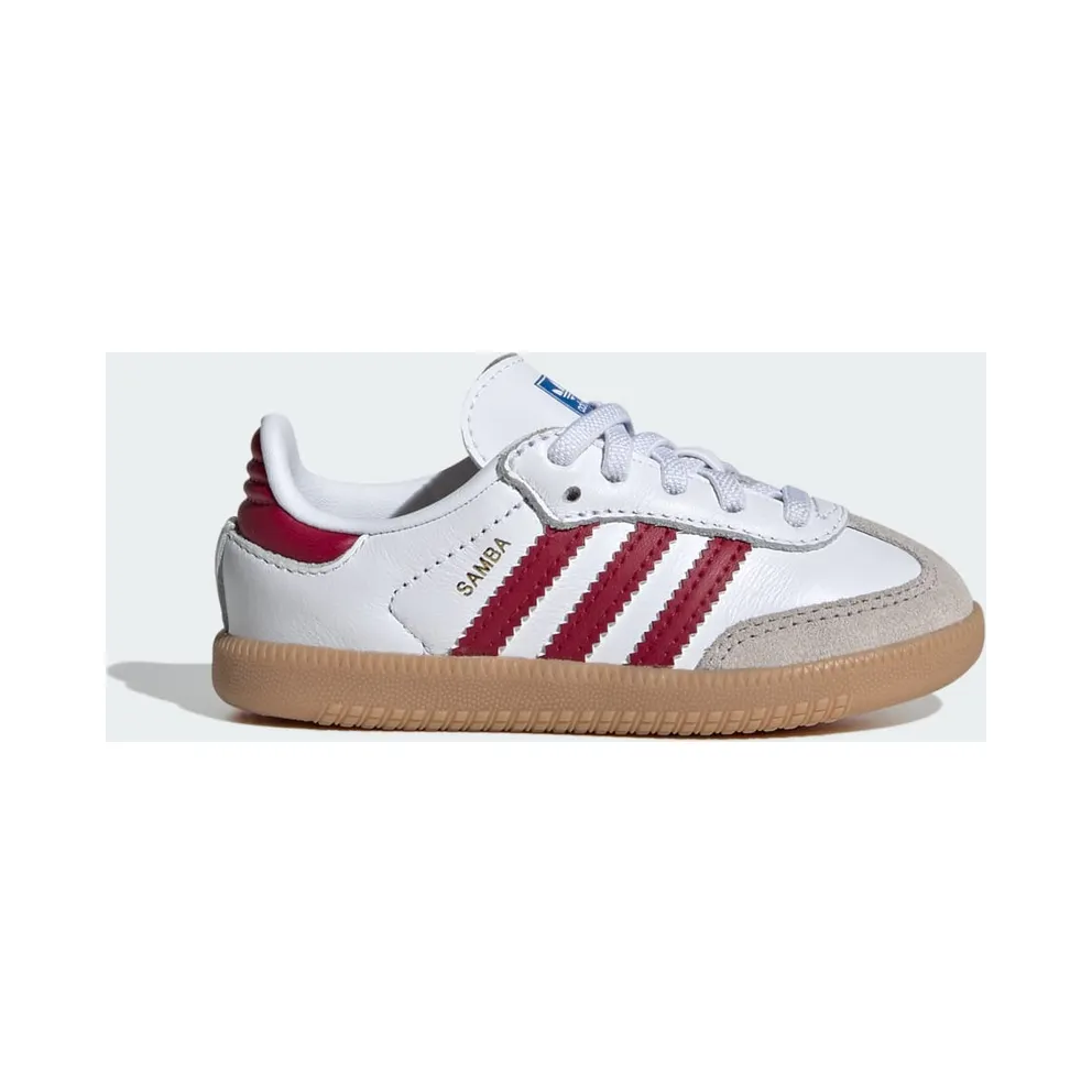 adidas Samba OG Kids Cloud White / Collegiate Burgundy / Gum (IE1336)